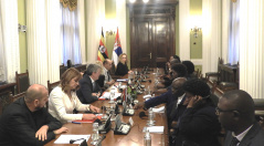 18 October 2019 The members of the Foreign Affairs Committee with the Ugandan parliamentary delegation 